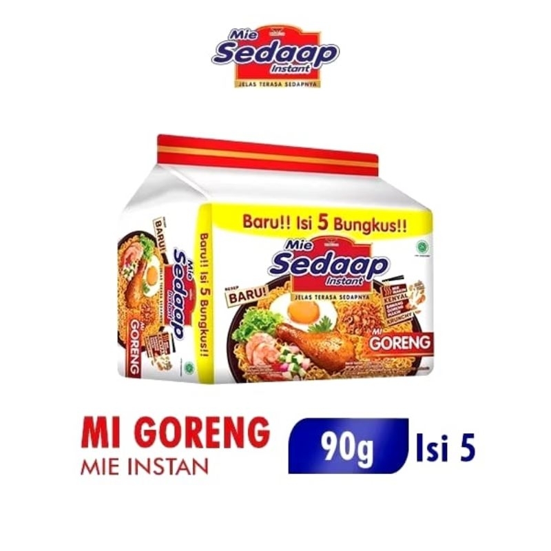 

Sedaap Mie instan Goreng isi 5bag 90gr