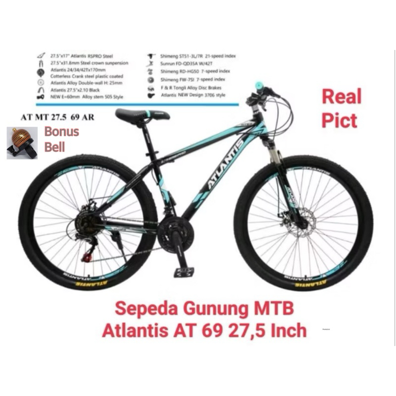 MTB 69 atlantis / sepeda gunung ATLANTIS 69 27,5 inch