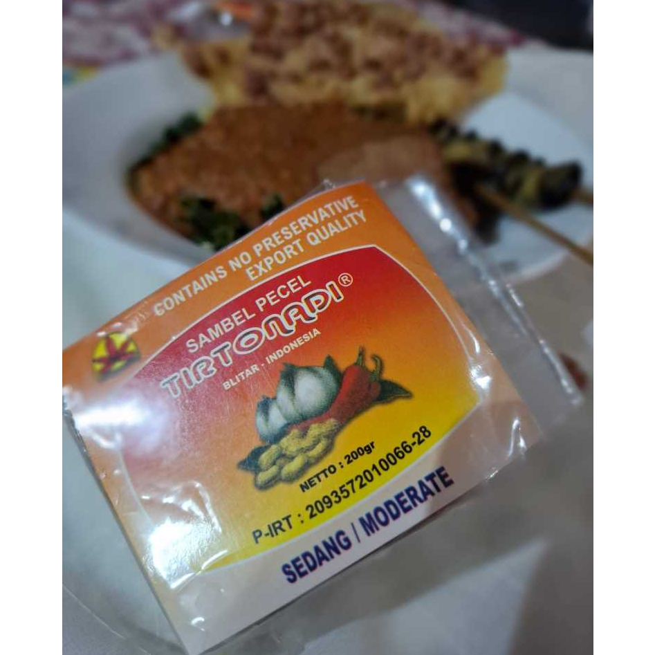 

Sambal Pecel Blitar Tirtonadi Premium 1 pcs (pedas sedang)