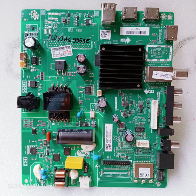 mainboard tv polytron pld43ag9953e - motherboard tv polytron pld43ag9953 - MOBO TV POLYTRON PLD43AG9