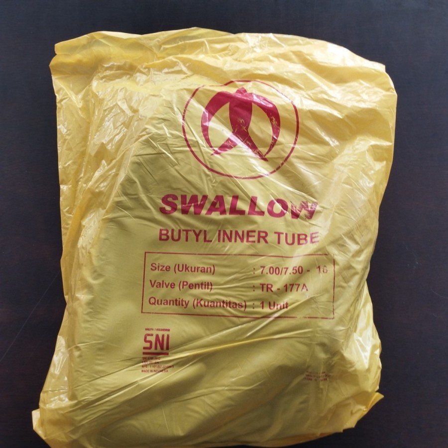 Ban Dalam Mobil Swallow 700/750-16 Pentil Panjang