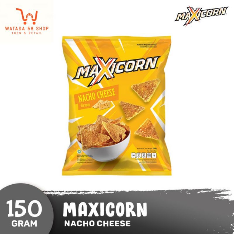 

Maxicorn 140 gr BBQ , Jagung Bakar , Keju - Maxicorn Corn Chip - Keripik Maxicorn - Snack Maxicorn
