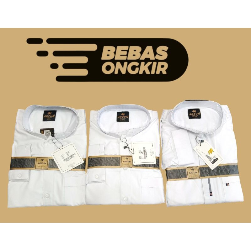 KOKO ARZUN PUTIH JUMBO LENGAN PANJANG