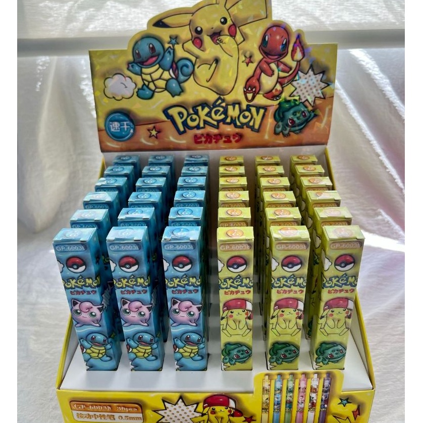 

KODE A23J Paket Usaha Blind Box Pulpen Gel Labubu Pop Mart Monster Tears Sanrio Pen Pokemon Misteri Surprise Pen 36 Pen