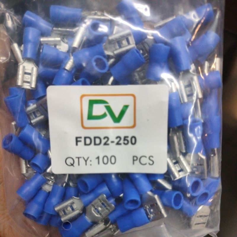 Skun Female FDD 2-250 untuk kabel 1,50-2,50mm
