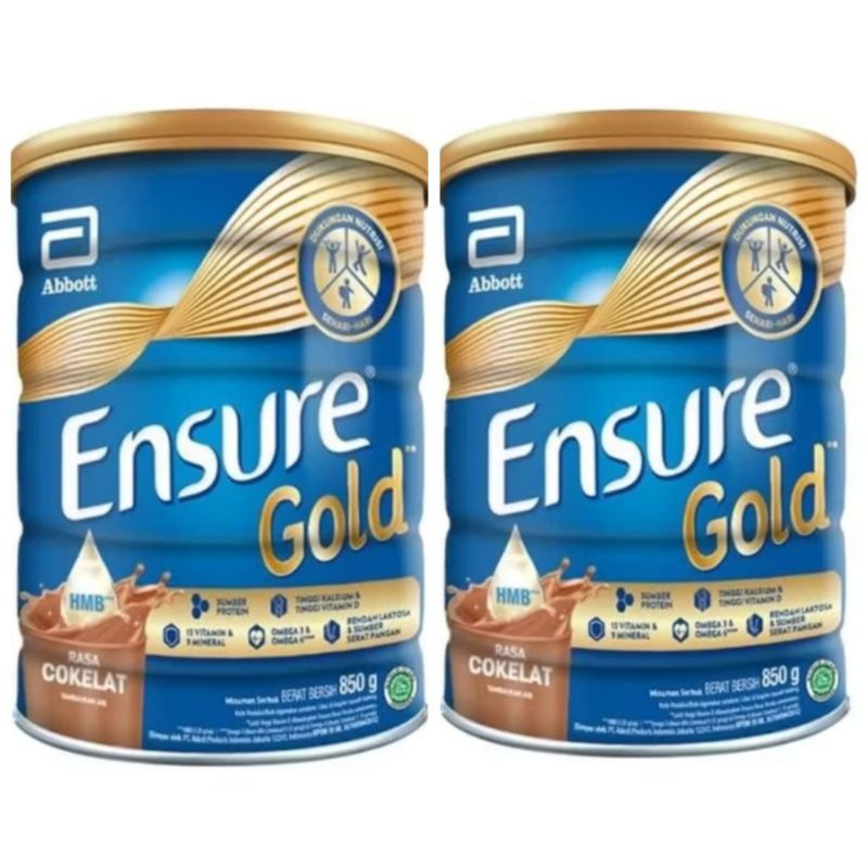 

ENSURE GOLD HMB COKELAT 800g.BELI 2 KALENG LEBIH MURAH