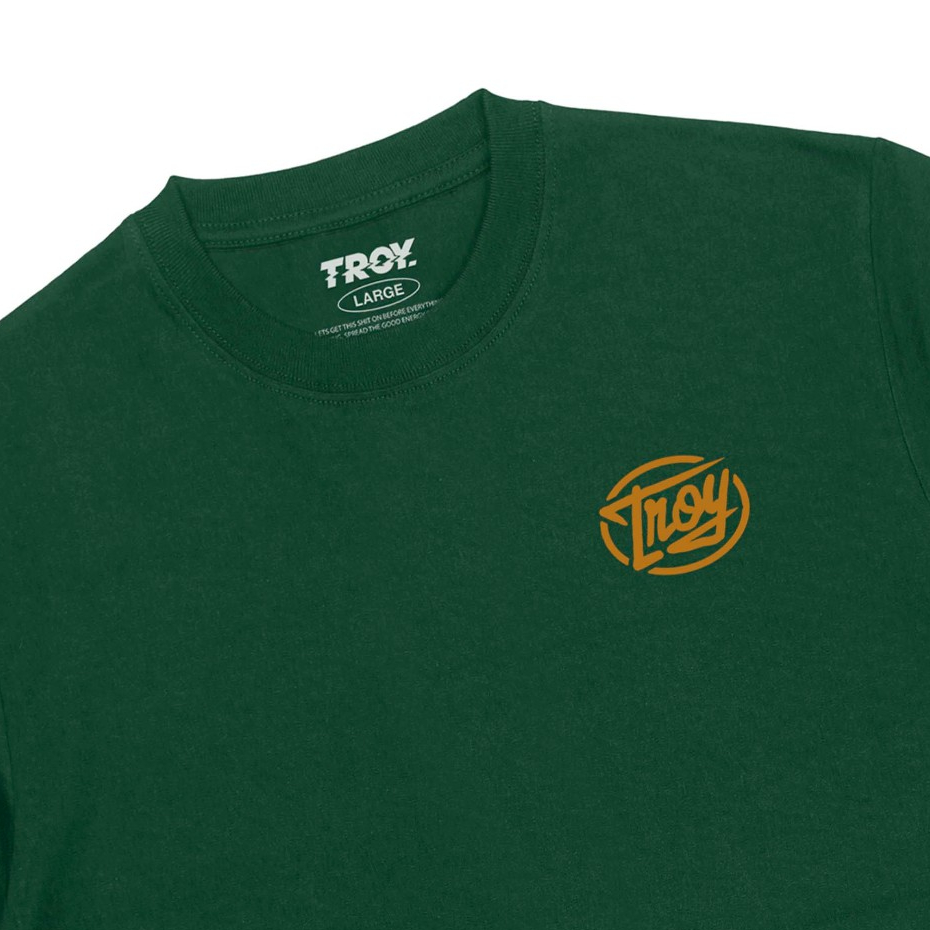 Troy Company Tshirt Forest Green Stift - Kaos Lengan Panjang Kaos Hijau MTD 2653