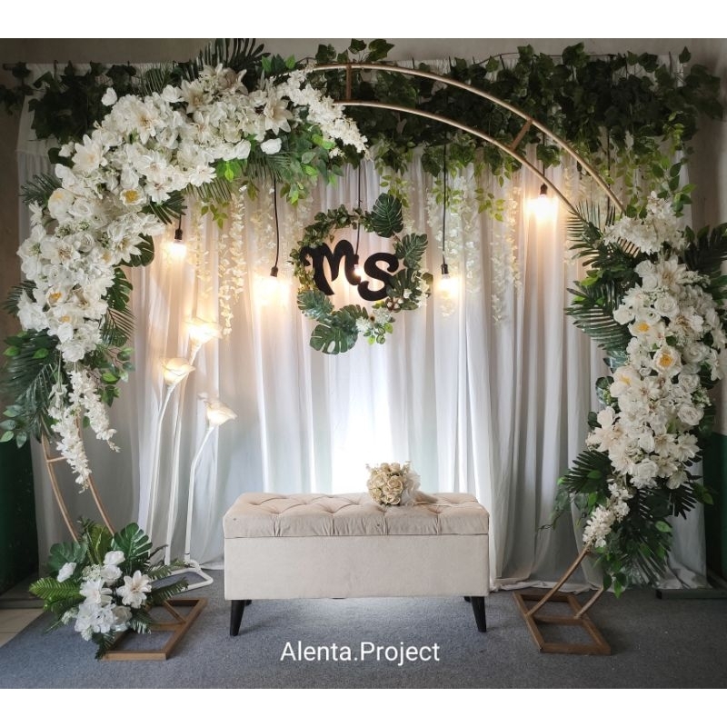Sewa Dekorasi / Backdrop Engagement Lamaran / Unduh mantu