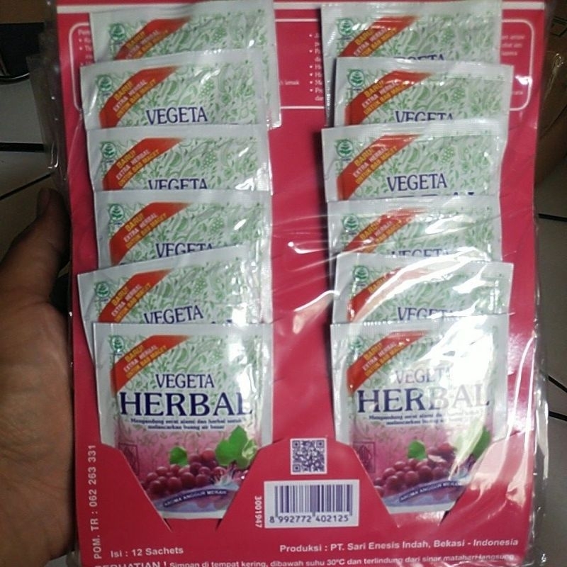 

vegeta herbal 12 sachet