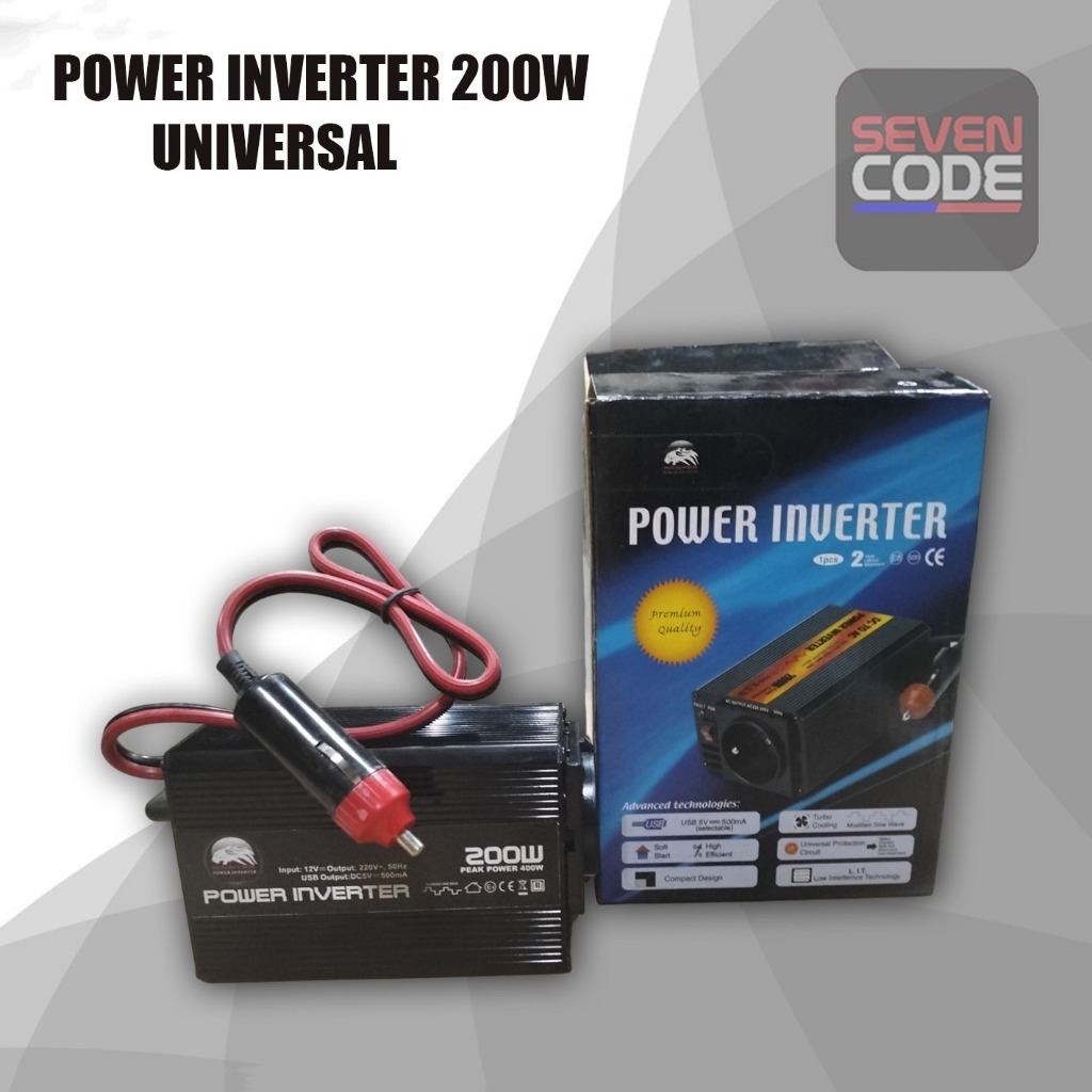 POWER INVERTER 200 WATT INVERTER MASTER 200 WATT DC TO AC MASTER