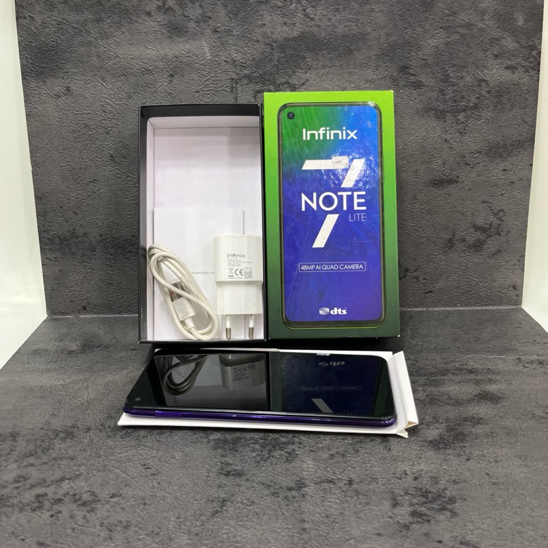 Infinix Note 7 Lite 4/64gb Fullset Second Garansi Resmi