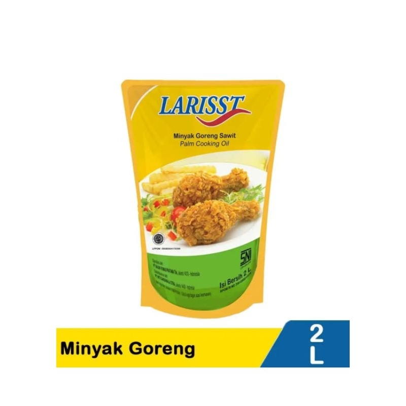 

Larisst minyak goreng refil 2 Liter
