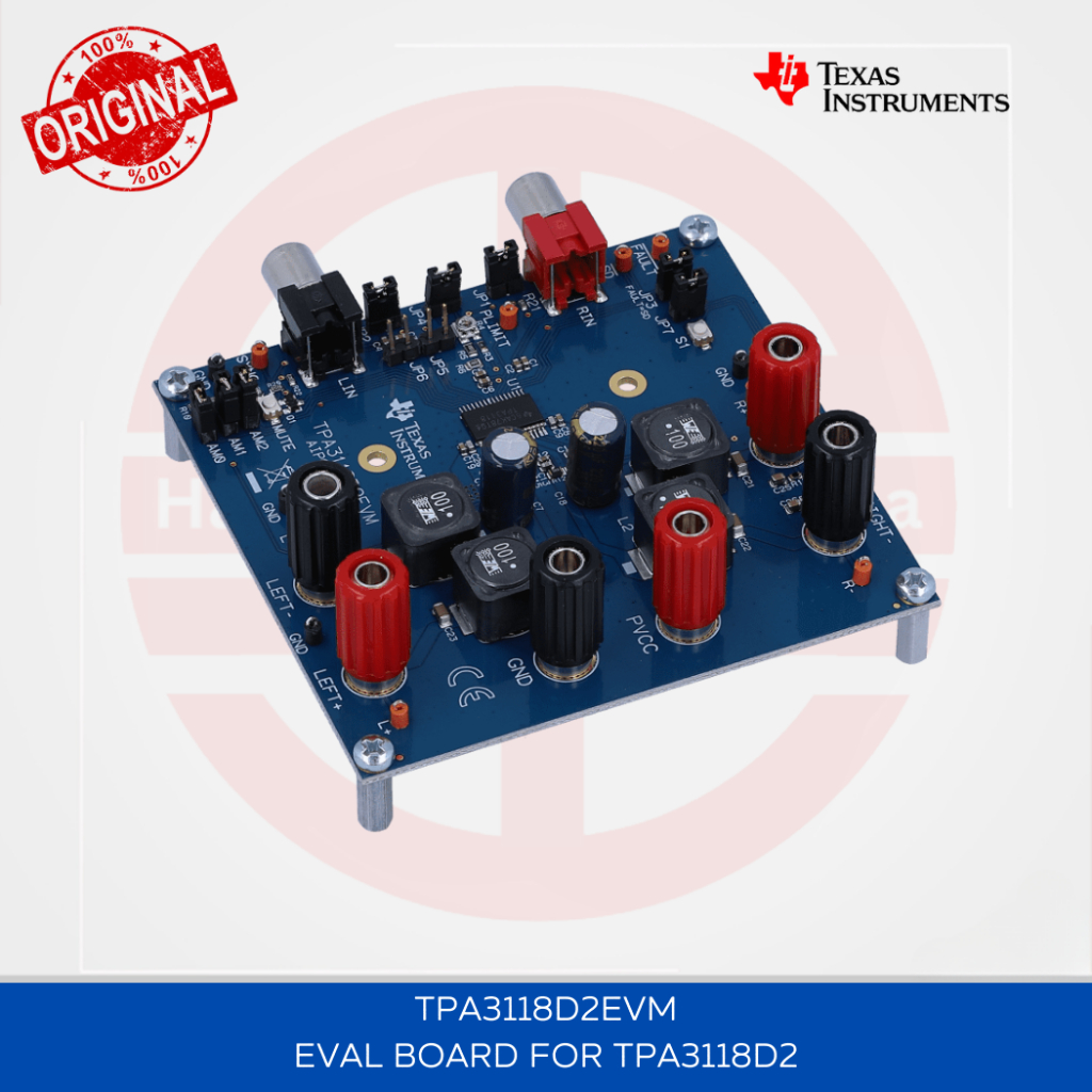 TPA3118D2EVM Audio IC Development Amplifier Evaluation Board SpeakerGuard 2-Channel (Stereo)