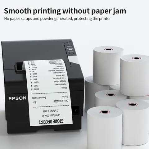 

Kertas Termal Resi Bulet 100x150mm (500pcs) Anti Air, Anti Gores, Anti Luntur