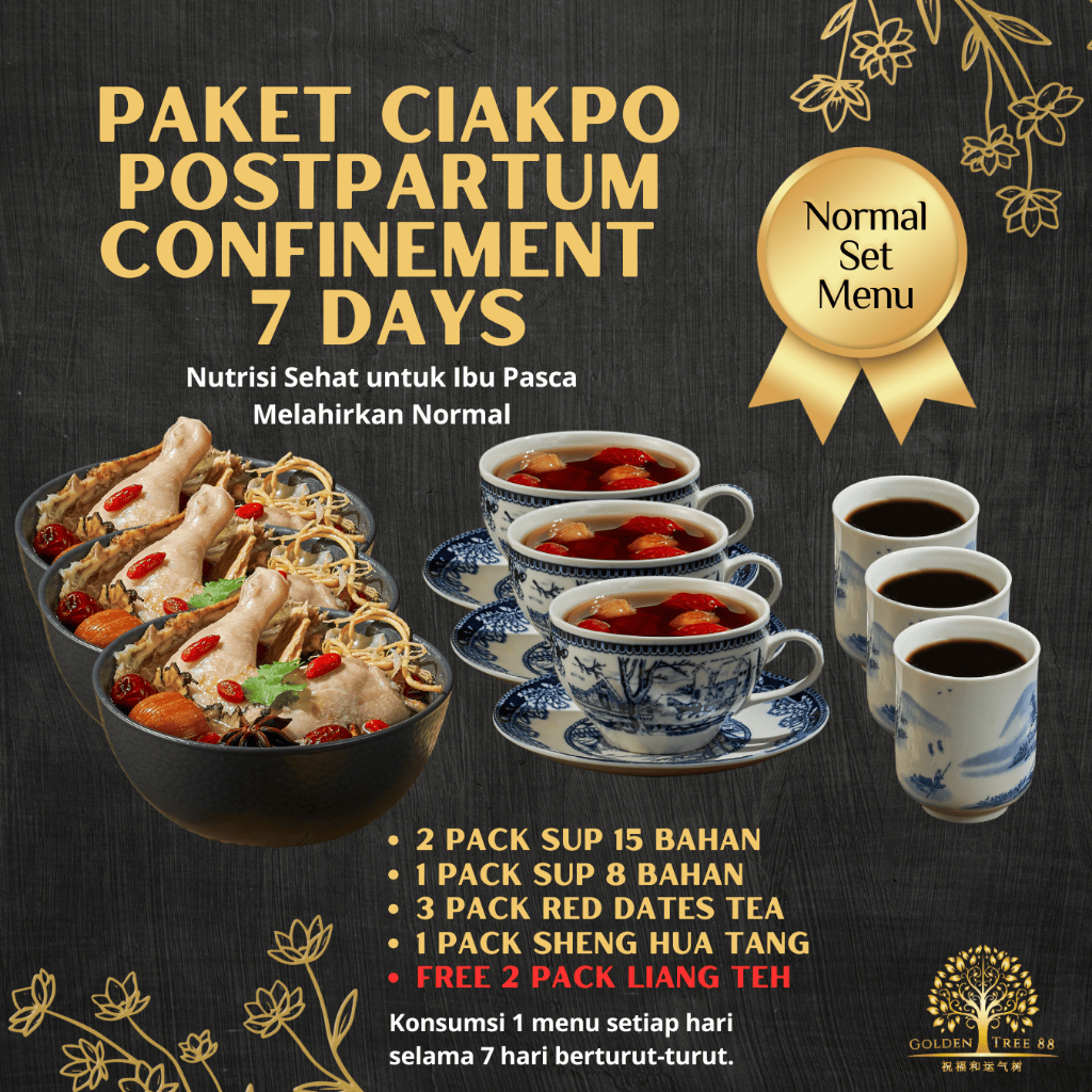 

Premium Paket 7 Hari Setelah Melahirkan Herbal Confinement Fresh Ori