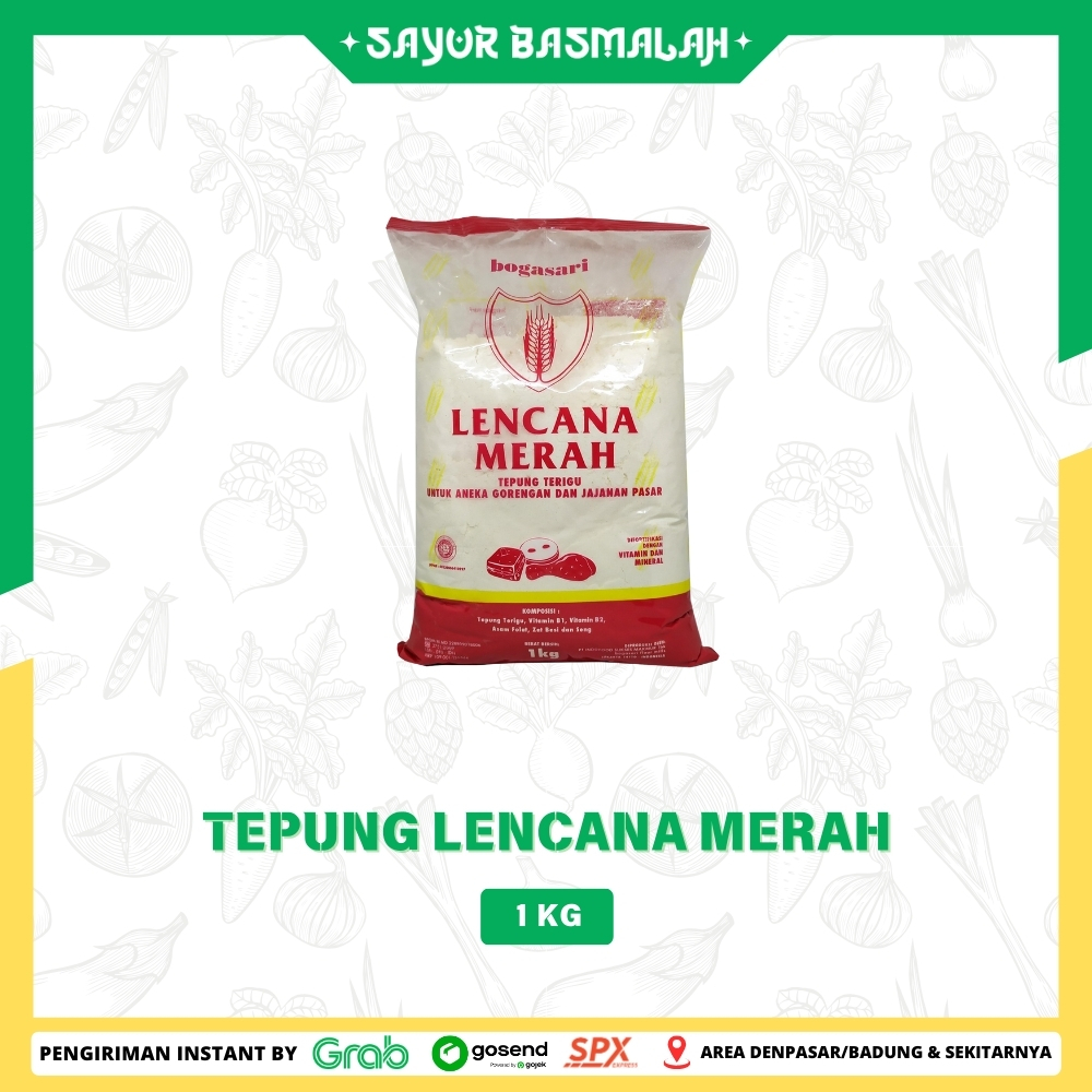 

Tepung Lencana Merah 1kg - Sayar Basmalah