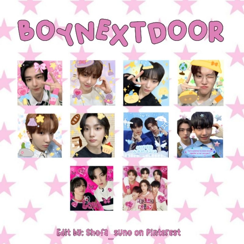 

STICKER KPOP DECO EDIT [ISI 30] K-POP CUTE FREEBIES BOYNEXTDOOR