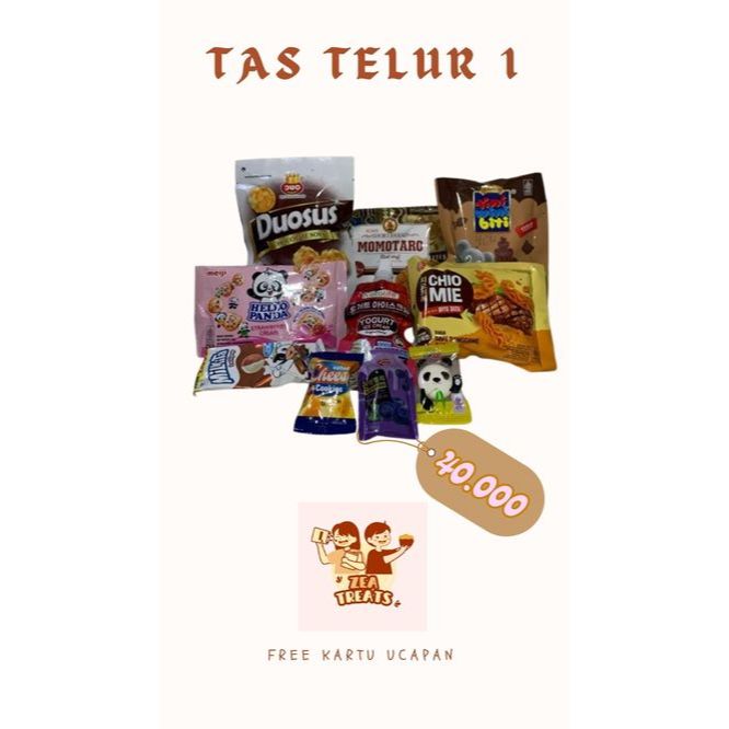 

Hadiah / Goodie Bag Ulang Tahun Anak - Tas Telur - Kategori 2