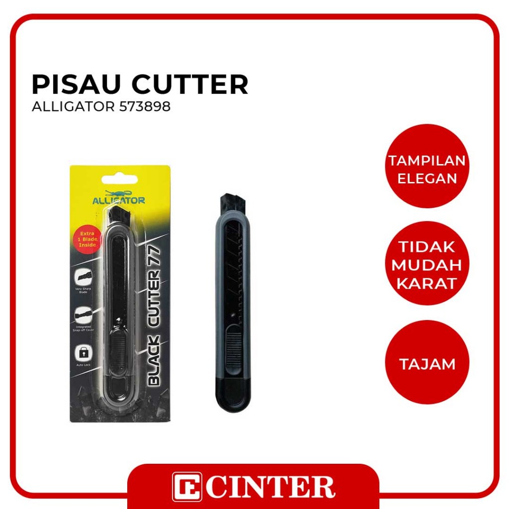 

ALLIGATOR - CUTTER / PISAU TAJAM ALIGATOR 573898 BIG BLACK