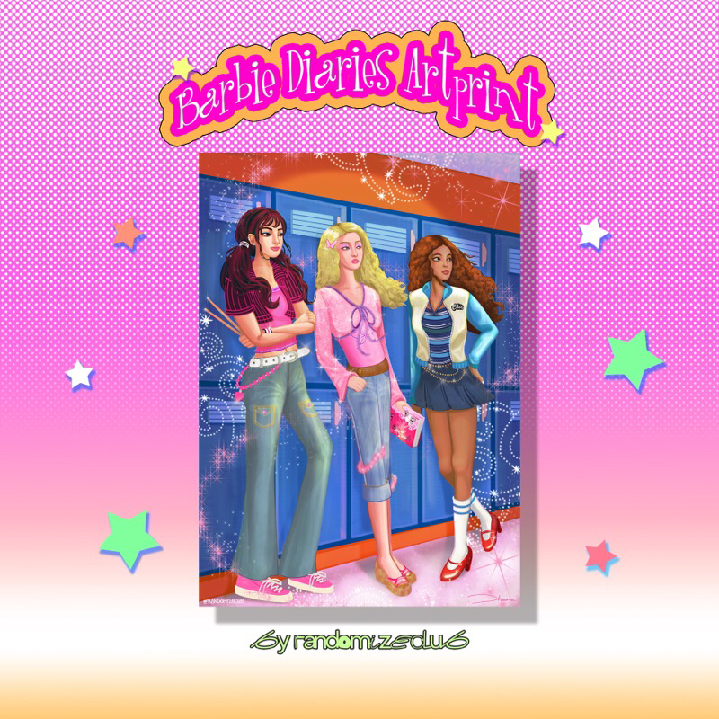 BARBIE DIARIES Artprint