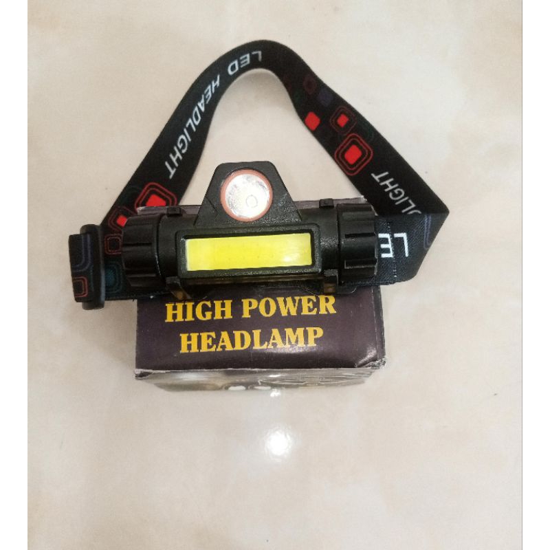 Senter Kepala LED Cas XPE Super Terang Murah Headlamp COB Senter
