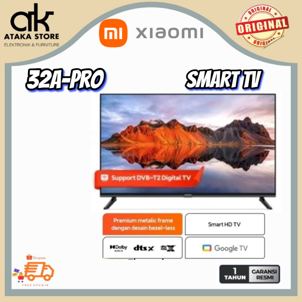 TV LED Xiaomi ANDROID TV 32 A PRO  TV Xiomi Android TV Xiaomi TV 32 Inch