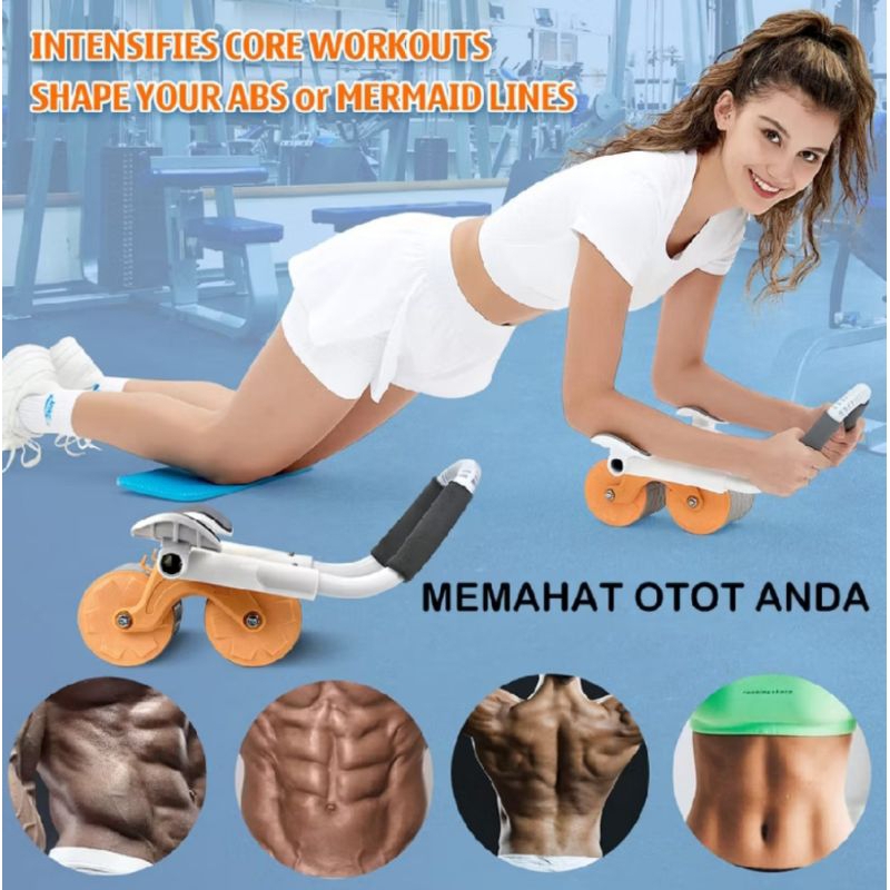 alat olahraga ab wheels roller, roda roller ab