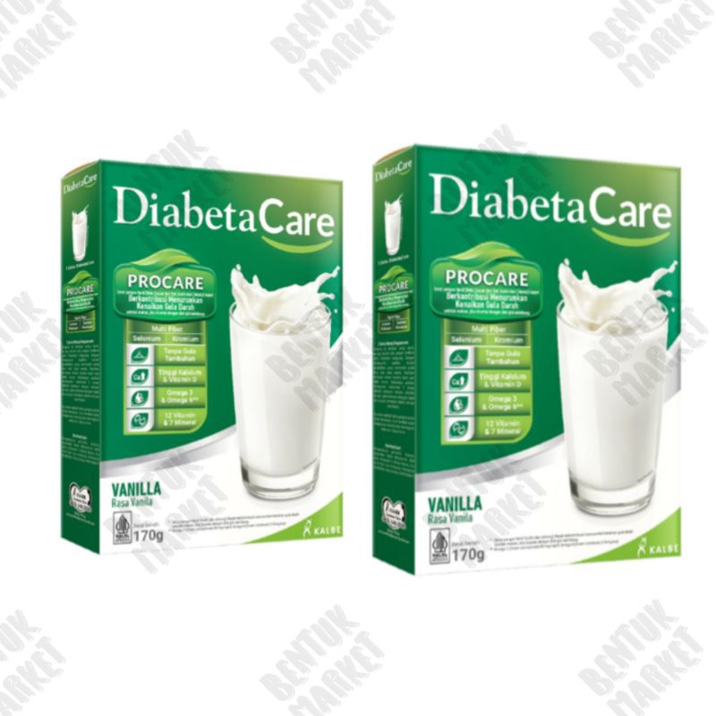 

DIABETACARE Rasa Vanilla 170gr / Susu Diabetes / Susu Bubuk