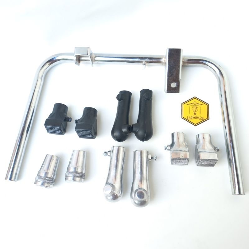 STANDAR TENGAH VESPA R10 CHROME SPRINT PX PXE EXCLUSIVE EXCEL/STANDAR TENGAH VESPA RING 10 CHROME