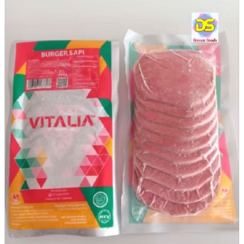 

Vitalia Smoked Beef Burger Sapi besar isi 10