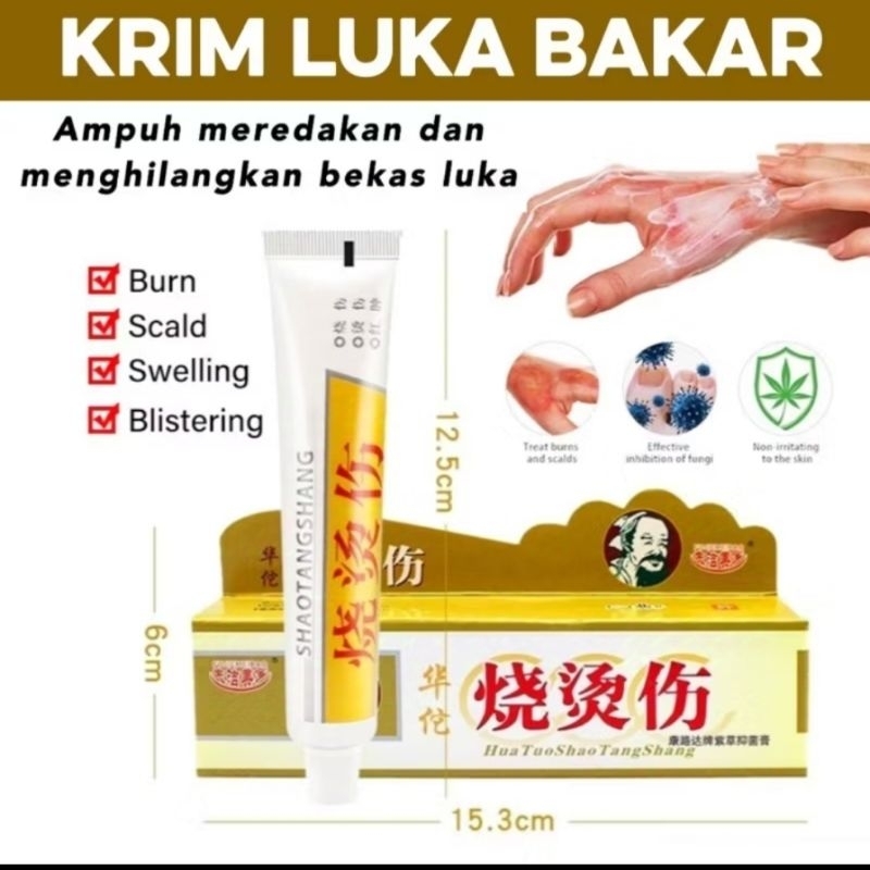 Salep Luka Bakar SHAO TANG SHANG Salep Cina Herbal Pereda Luka Bakar