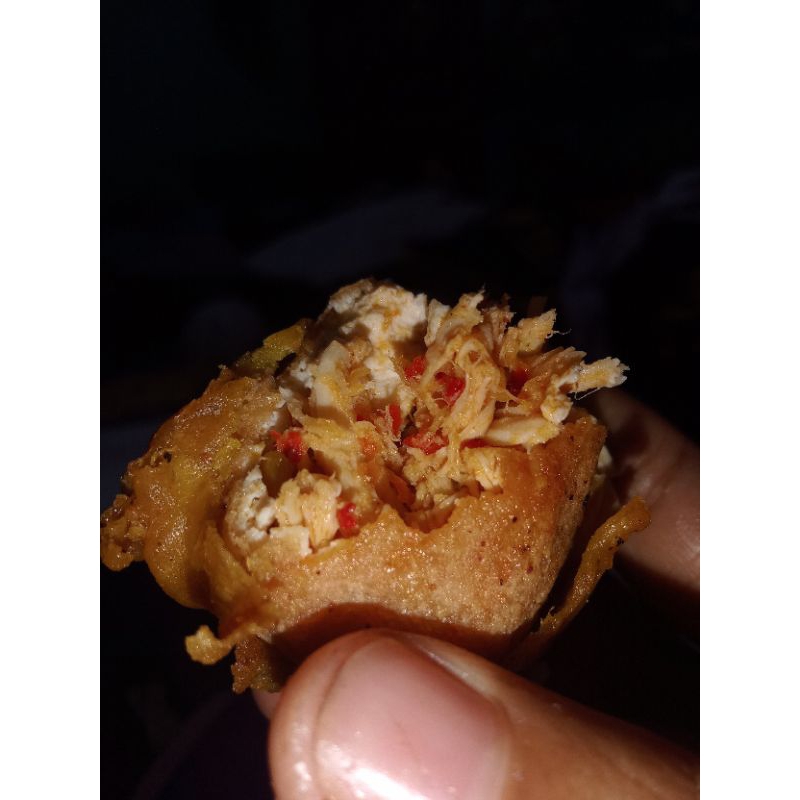 

tahu isi ayam suir pedas