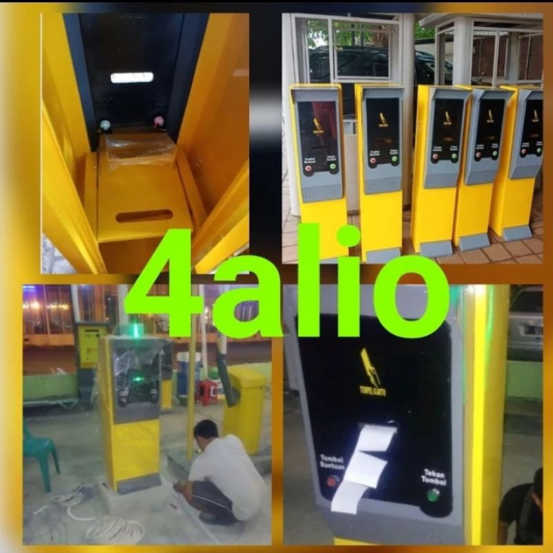 Box Parkir Tiket Dispenser manless palang portal ORIGINAL