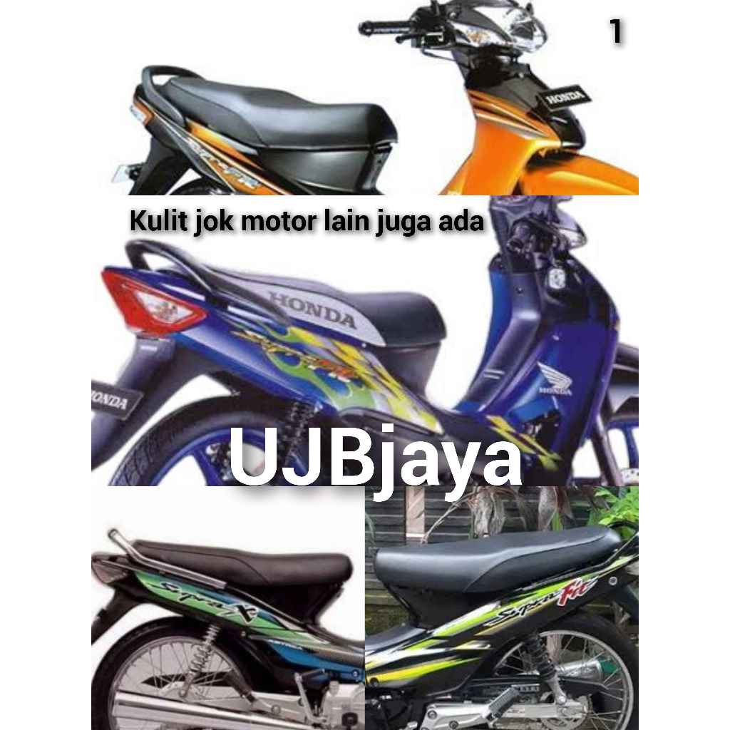 Kulit Jok Motor  Supra Fit New / Supra Fit R / Supra Fit S / Supra Fit X Standar / Bahan Ori Sarung 