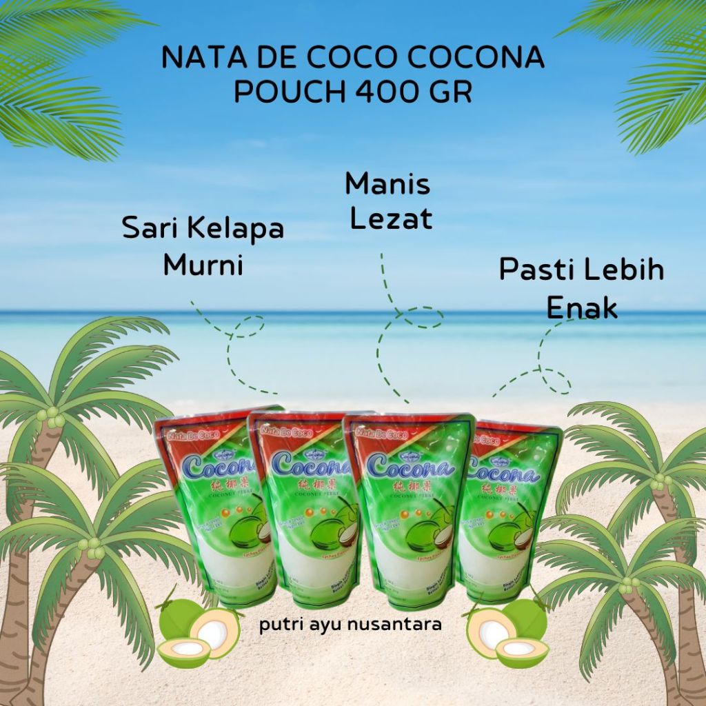 

COCONA POUCH 400gr natadecoco