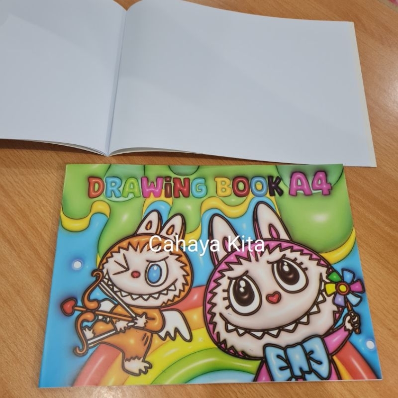 

Buku Gambar A4 Karakter LA bubu | Kuromi | Sanrio | Capibarra | Dino