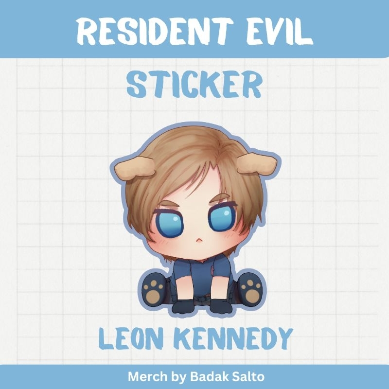 

Resident Evil Leon Kennedy Sticker