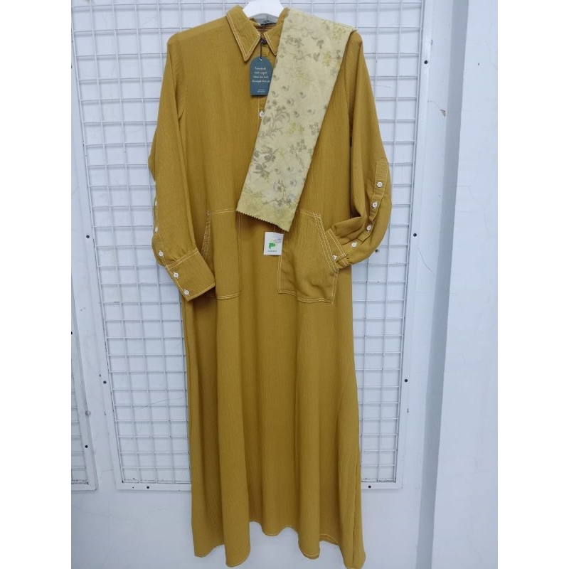 Gamis lebaran baju syar'i muslimah abaya lubna.