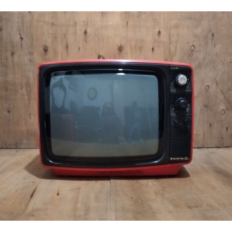 Tv televisi Merk Sanyo vintage jadul antik lawas kuno