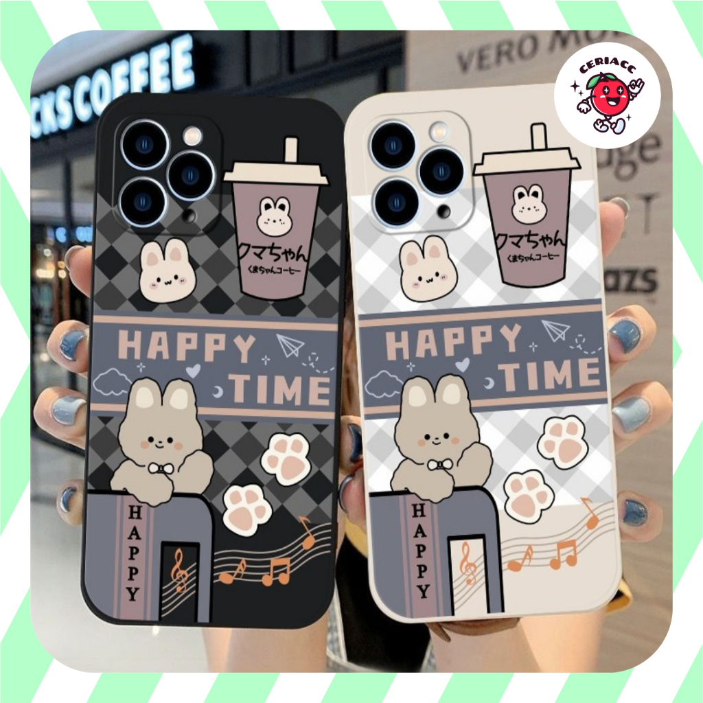 New! PRINTING LENS PROTECTOR Bear Happy Time case realme c53 9i c33 10 4g 7 C31 5 5i 9 11 pro 6 7i c