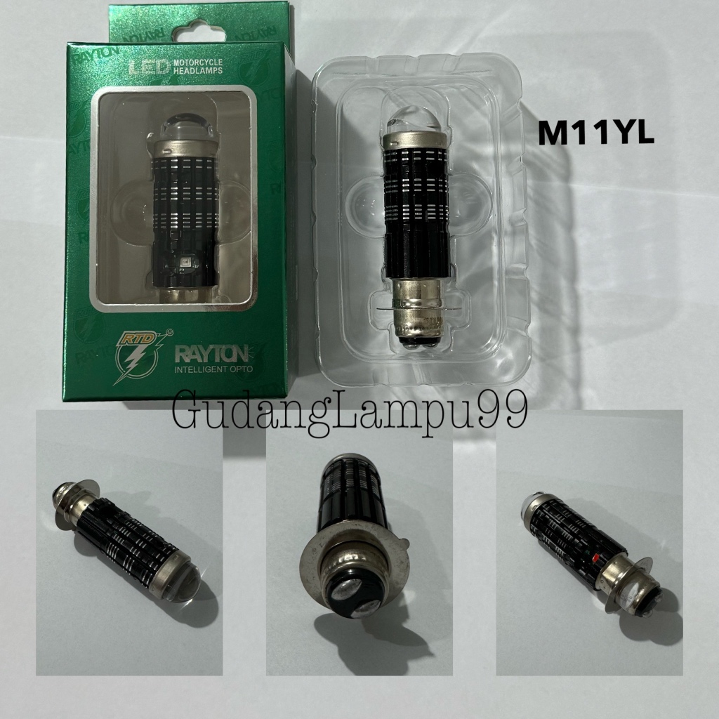 Lampu utama RTD RAYTON M11YL devil 30w/ LED RAYTON soket H6/Lampu laser/Lampu kotak