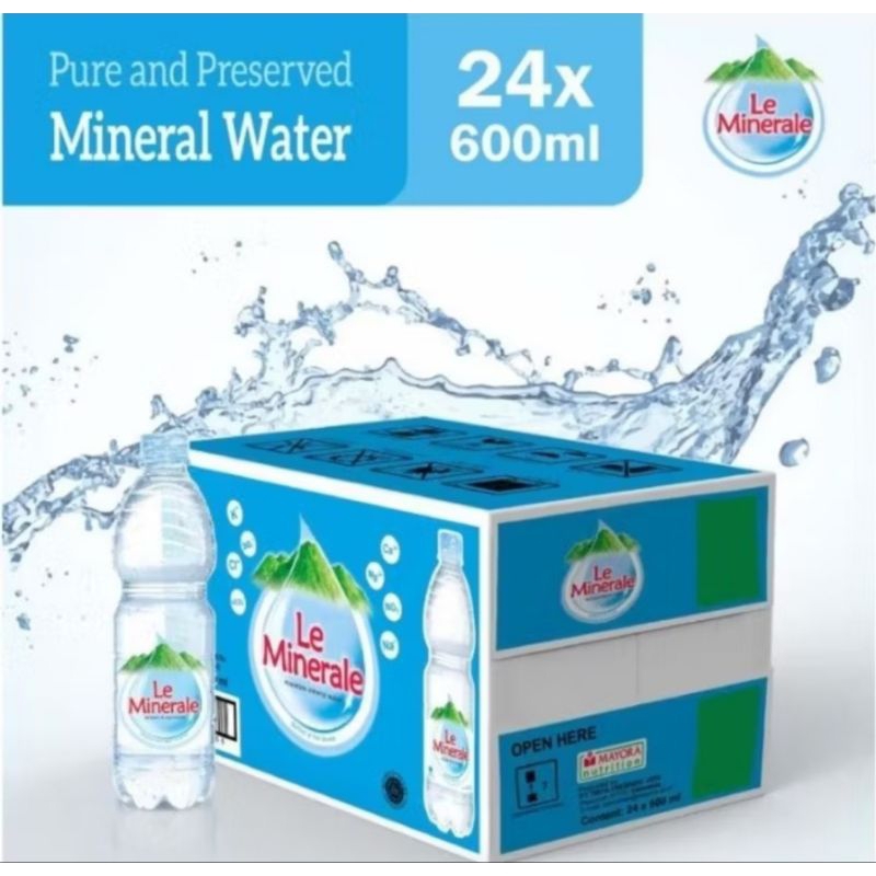 

Le minerale 1 dus 600ml 24 botol