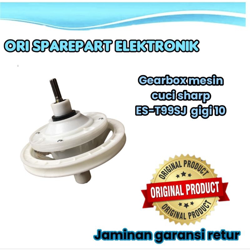 gearbox mesin cuci sharp gigi 10 ES-T99SJ gigi 10