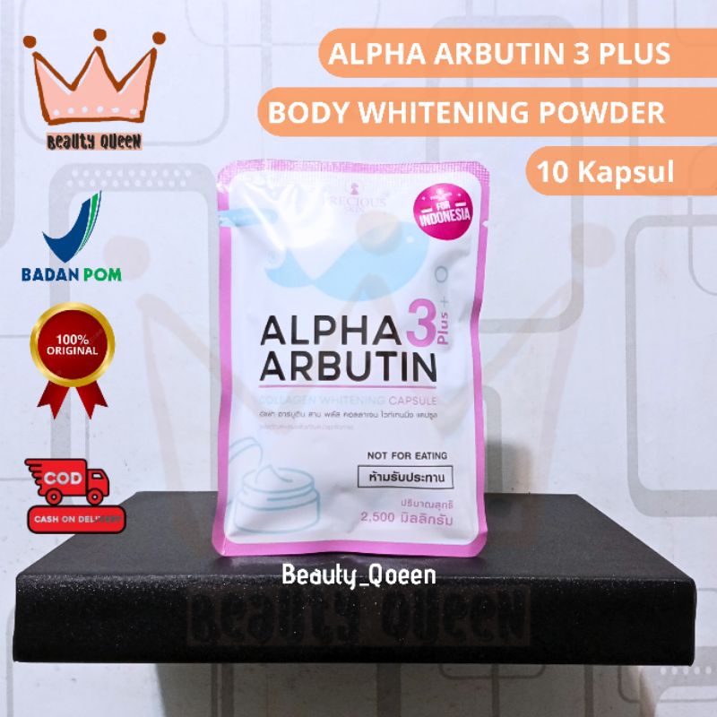 ALPHA ARBUTIN 3 PLUS WHITENING POWDER BUBUK BIBIT PEMUTIH UNTUK CAMPURAN LOTION ORIGINAL PRECIOUS SK