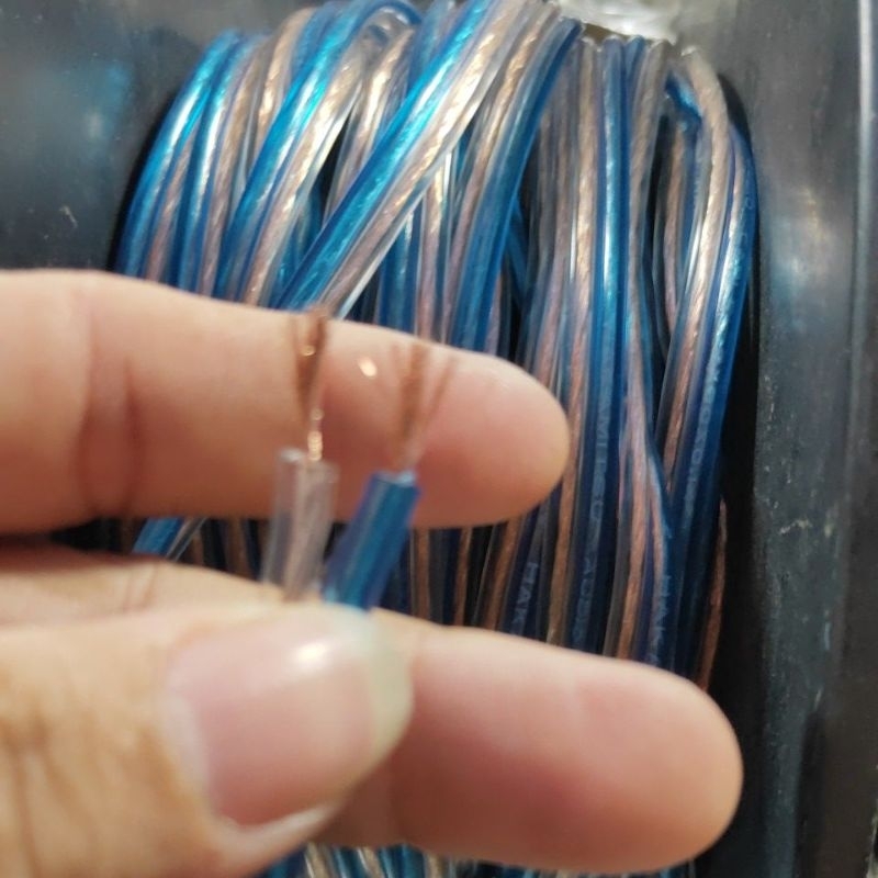 Kabel Listrik Transparan 2x80 Serabut