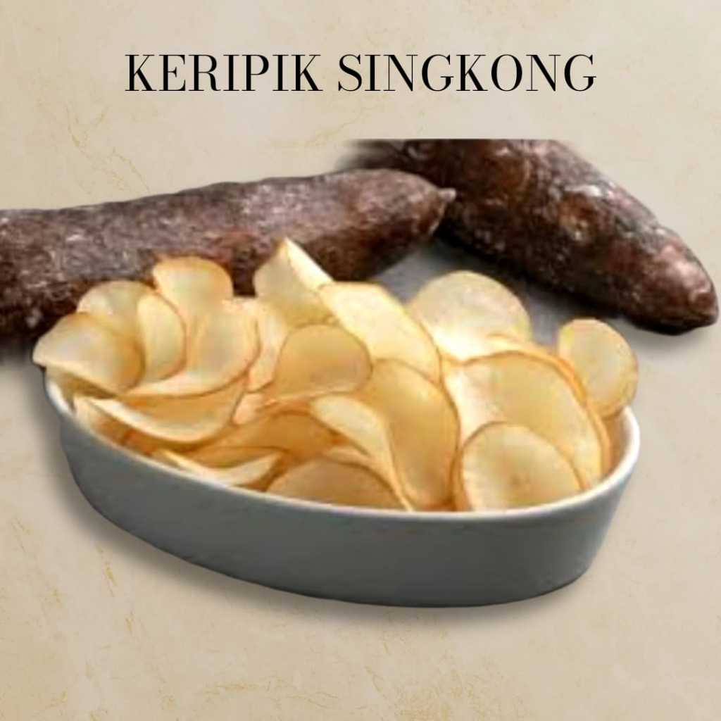 

Keripik Singkong Bumbu Gurih Renyah / Cemilan Kripik Singkong