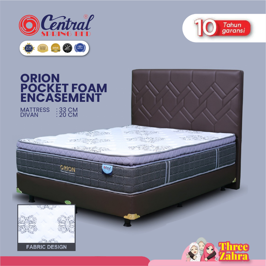 Kasur Springbed Central Orion Pocket Foam Encasement  / Springbed Central