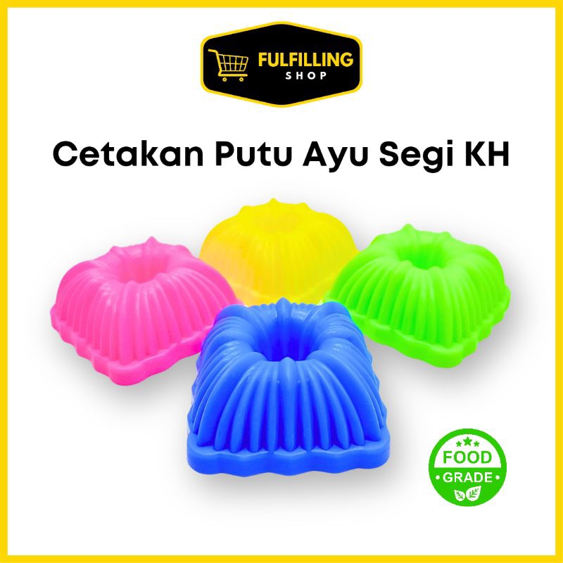 Cetakan Agar Agar Kue Talam Puding Bolu Kukus PUTU AYU SEGI KH Plastik