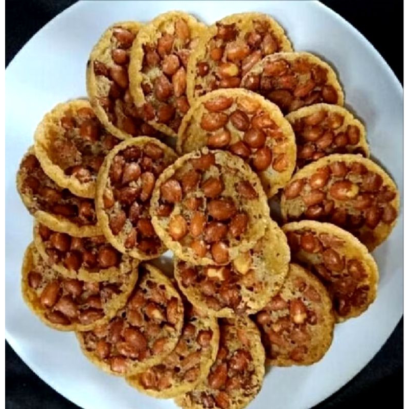 

peyek/Rempeyek kacang bulat isi 40pcs renyah dan lezat