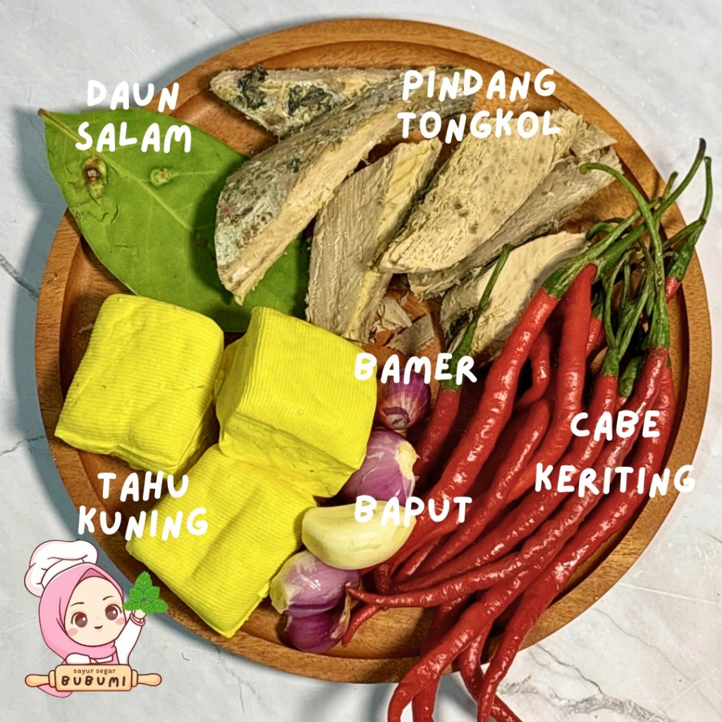 

Paket Pindang Tahu Tongkol Balado /Foodprep Balado Pindang Sayur Pack Siap Masak